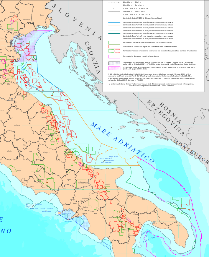 Il progetto Ombrina Mare: perché opporsi Titoli_esistenti_adriatico_al_31_03_2015